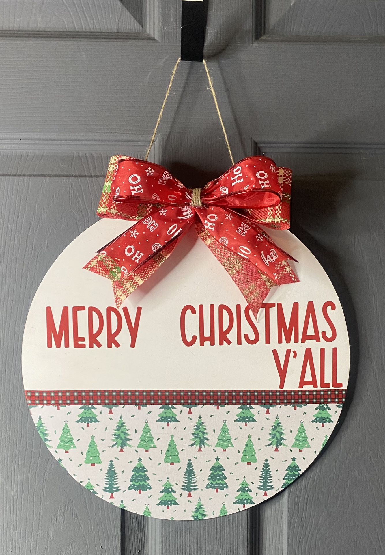 Merry Christmas Y’all Door Hanger