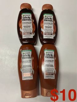 Garnier Whole Blends Coconut Oil Shampoo & Conditioner Set