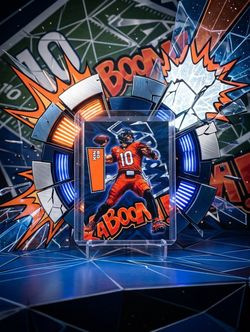 Bo Nix #10 CUSTOM Denver Broncos Football Trading Card