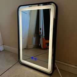 Modern LED Bathroom Mirror – 15” x 24” Vanity Mirror
