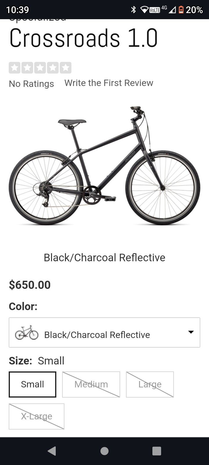 7 Speed Crossroad Specialized Bike 