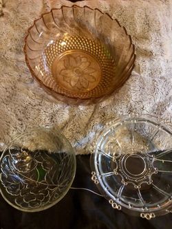 Vintage Glass bowls & Fruit bowls