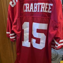 49ers CRABTREE REEBOK JERSEY SIZE 60/4XL