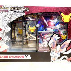 Pokemon Cards: Celebrations Dark Sylveon V Collection Box