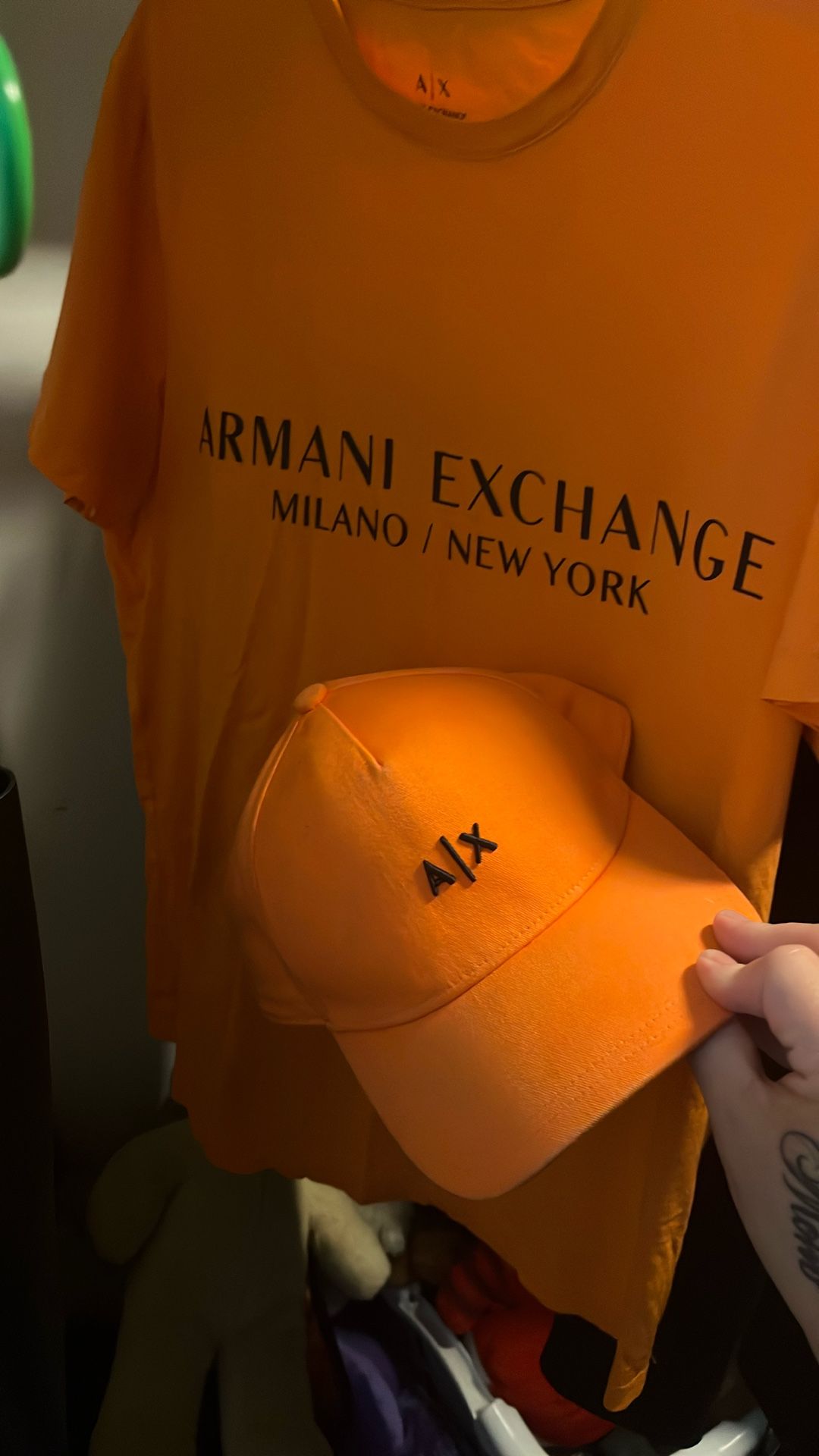 Aramani Exchange Hat And Shirt