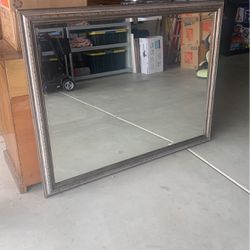Large Heavy Mirror 54” By 42” 