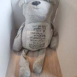 Demdaco Bear Plush Bless You Precious Child Poetic Threads Teddy Bear Animal