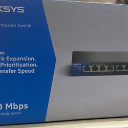 Linksys 8 Port Gigabit Ethernet Switch Thumbnail