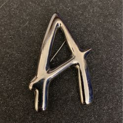 Letter A Brooch