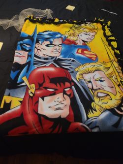 Blanket/SUPER HERO &  BLack