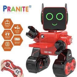 Robot Toy, Remote Control Robot Toy for Kids, Intelligent Programming RC Robot, Suitable for Kids Aged 8 and over to Sing, Dance, Talk, Transfer Item