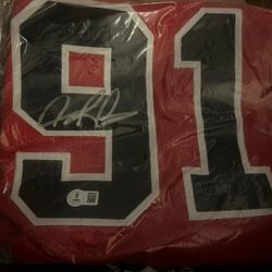 Chicago bulls jersey Signed By Dennis Rodman 