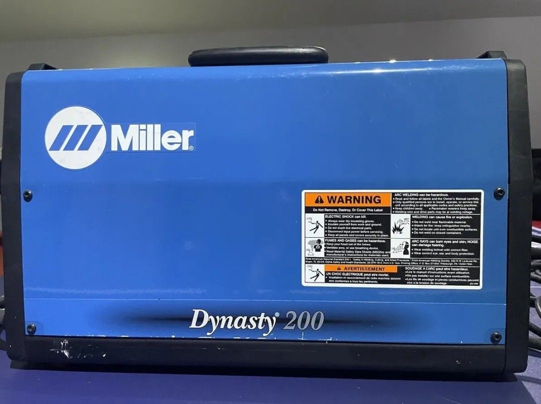 Miller Dynasty 200 Tig Welder