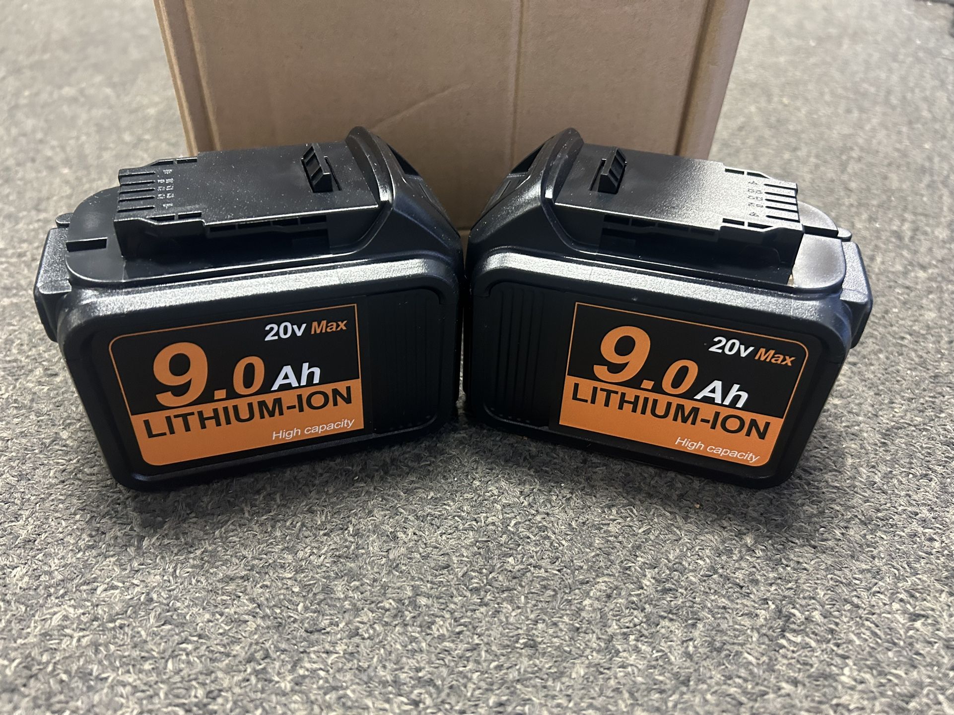 Battery Replacement For Delwat 20Ah Max 9Ah 2 Pack