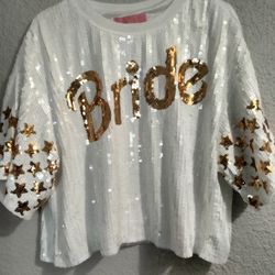 Simply Southern Women's Bride Bachelorette Outfit Top Size Medium 