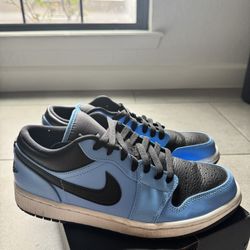 Air Jordan 1 low “University Blue Black” Mens 8.5