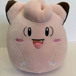 Squishmallows 10-Inch Plush Toy, Official Kellytoy (Pokemon Clefairy)