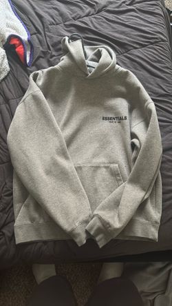 grey essential hoodie