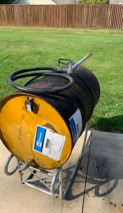 55 gal drum, nozzle and stand (additional nozzle)