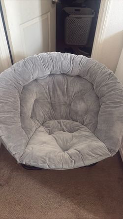 Gray comfy chair