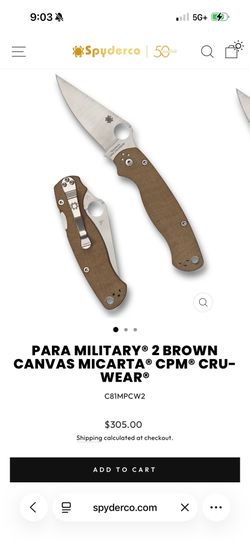 Spyderco Paramilitary 2