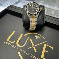 1987 Rolex Two Tone Sub With Custom Bark Finish