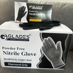 Diamond Textured Nitrile Gloves FREE DELIVERY