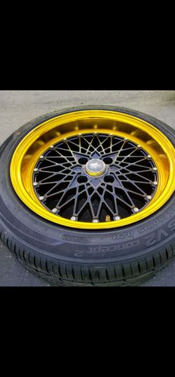 4 Wheel 15x8 4 Lugs 4x100 New rims and tires