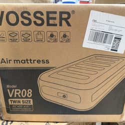 Twin Air Mattress with Built-in Pump,Storage Bag