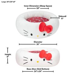 Large Pet Bed Hello Kitty 