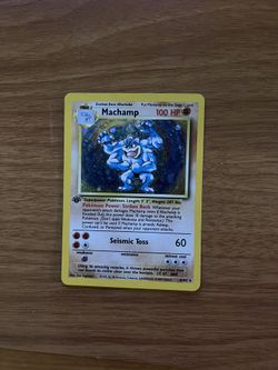 1st Edition Holographic Machamp