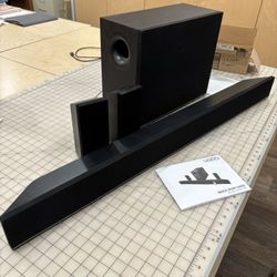 Vizio High Definition Soundbar With Wireless Subwoofer