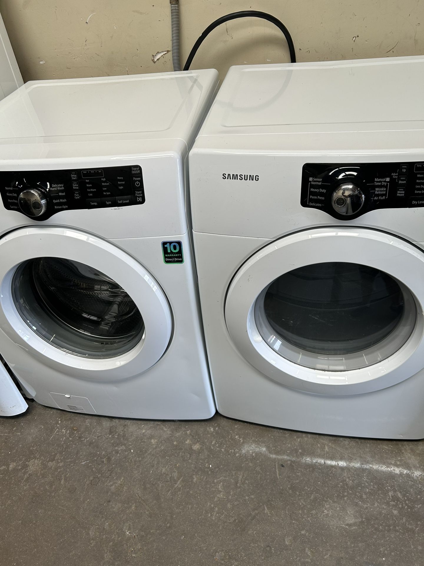 Samsung Front Load Washer And Dryer Set