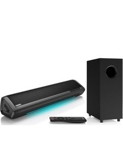 Sound Bar with Subwoofer, Home Theater Surround System for TV PC
