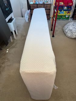 Full size memory foam mattress.