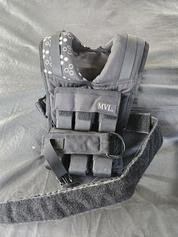 Weighted vest.