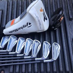 Mizuno Mx-200 Irons 3-9 with Taylormade R1 Driver 