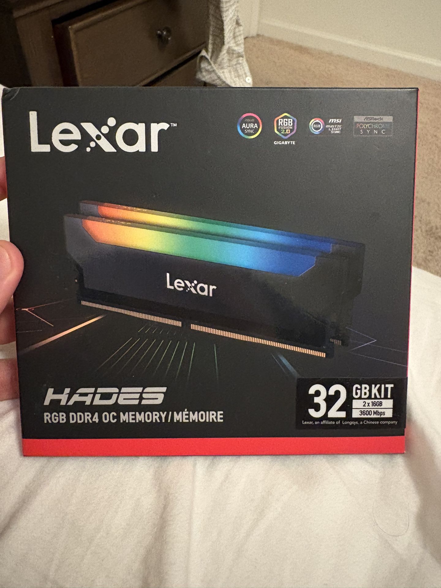 Lexar Hades RGB DDR4 Desktop Memory