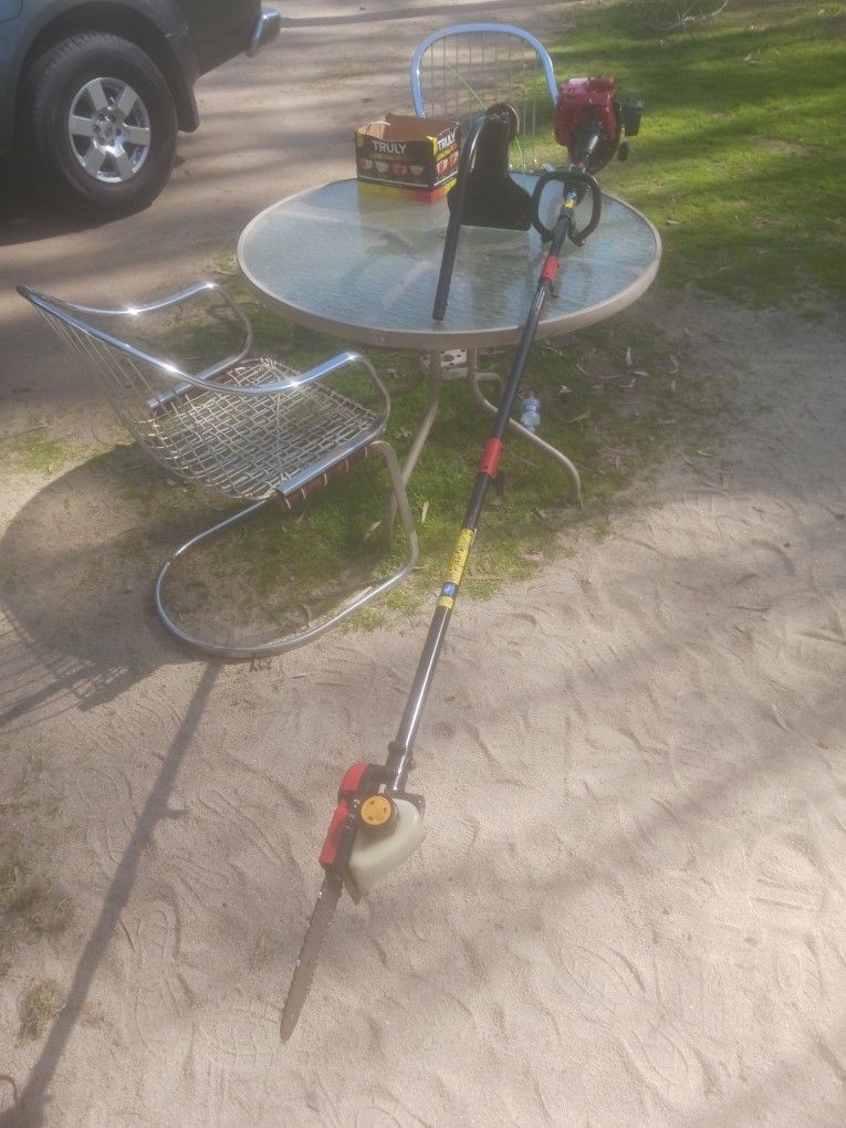Tory Bilt Weed Eater With Pole Saw Hook Up Runs Just Need Tun Up for
