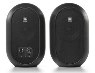 JBL 104-BT Compact Desktop Reference Monitors with Bluetooth - Black Pair