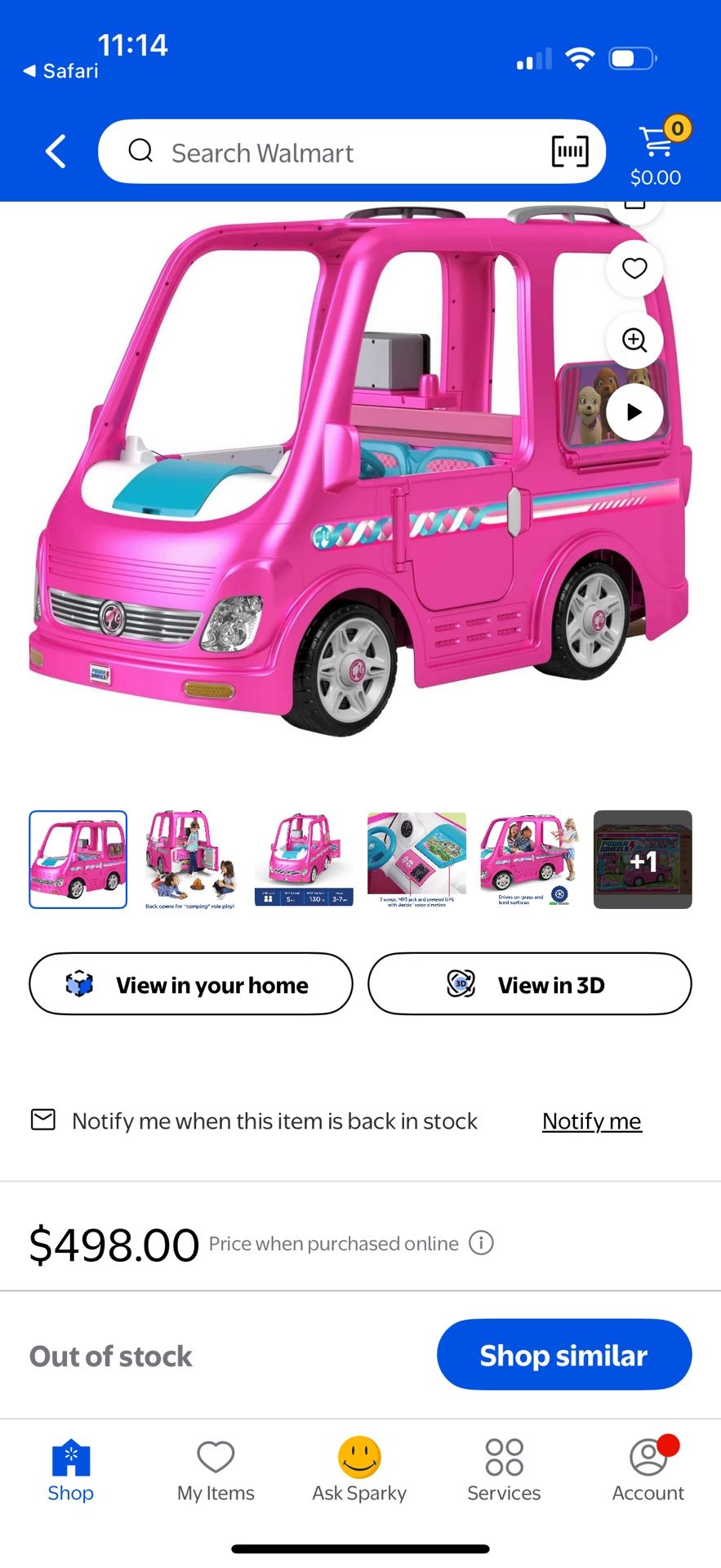 Used, Barbie Camper. Working Condition. $200 Pick Up Only. Cross Streets 7th Ave And Baseline.  