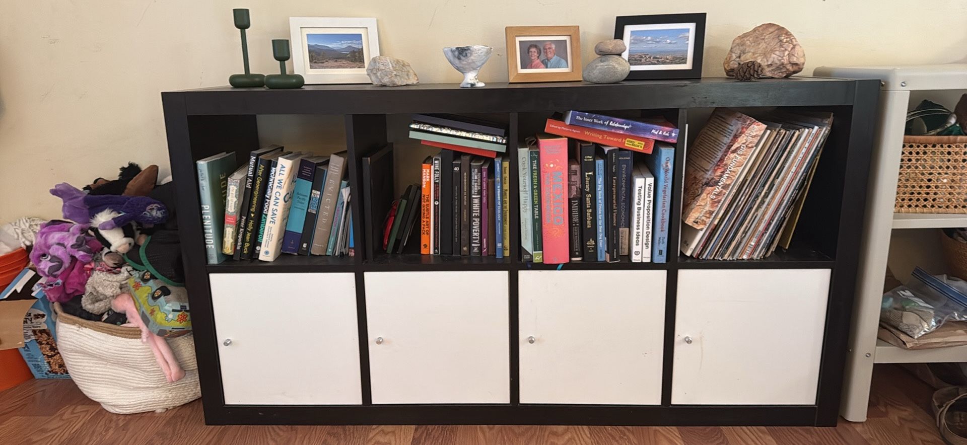 Black And White IKEA Storage