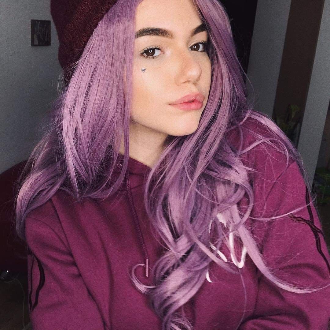 Purple Beauty Lace Front Wig