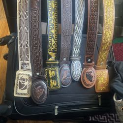 Leather Mexican Belts 