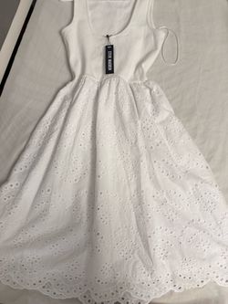 Vestido blanco Steve madden size XS