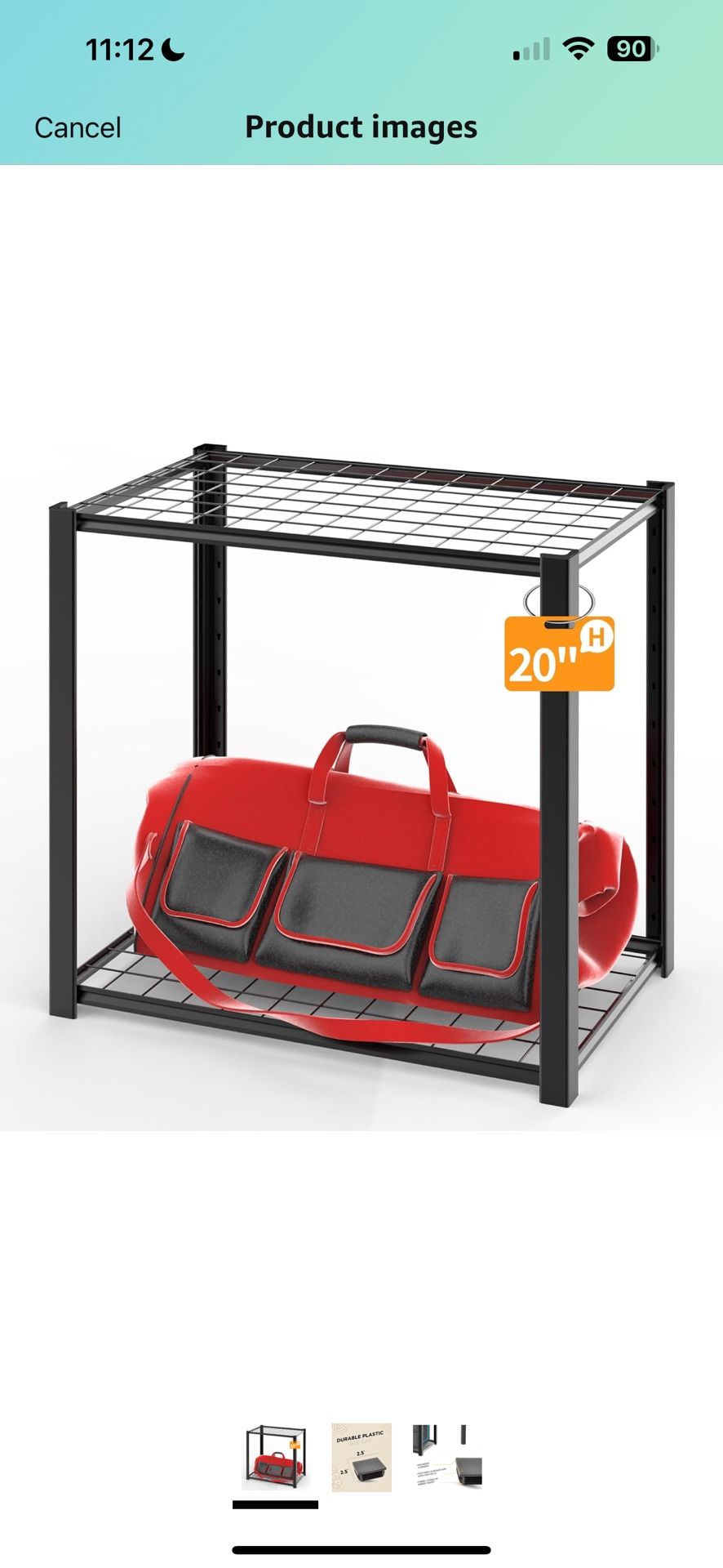 2-Tier Shelving Unit