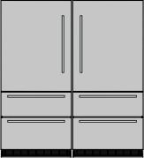 Liebherr 9900-183 Side by Side Installation Kit