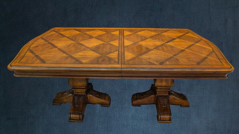 Ethan Allen Tuscany Inlaid Dining Table