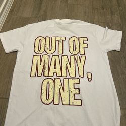 White Never worn Godspeed Shirt. Size Large 