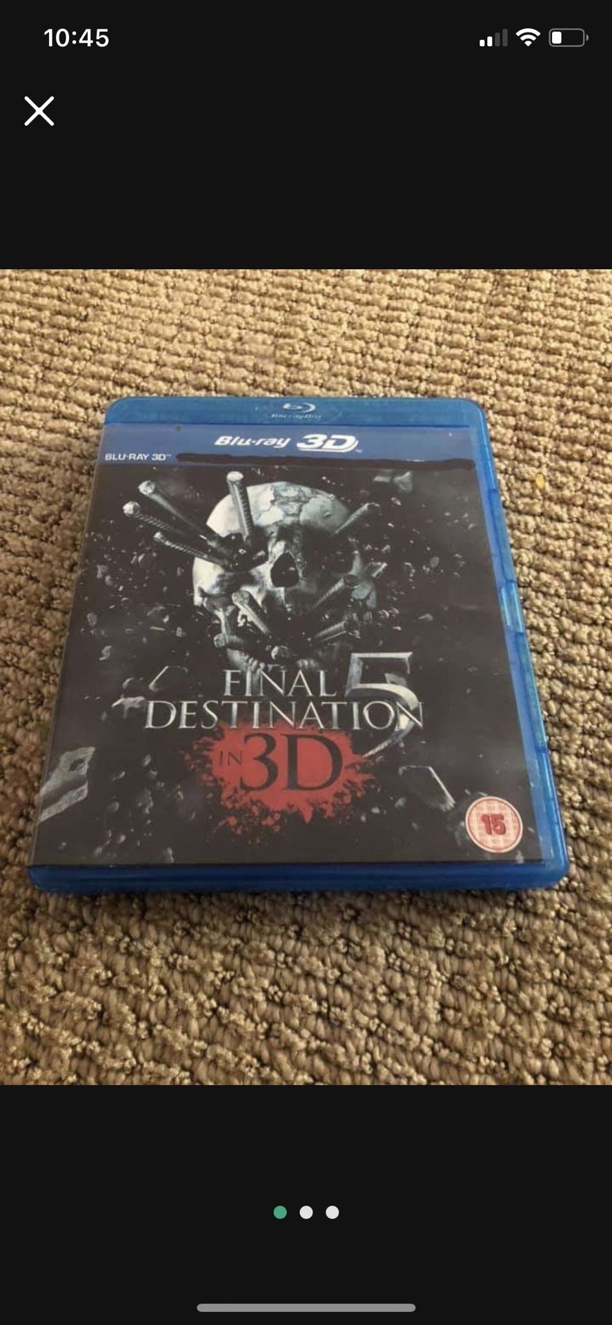 Final destination 5 Blu-ray 3D